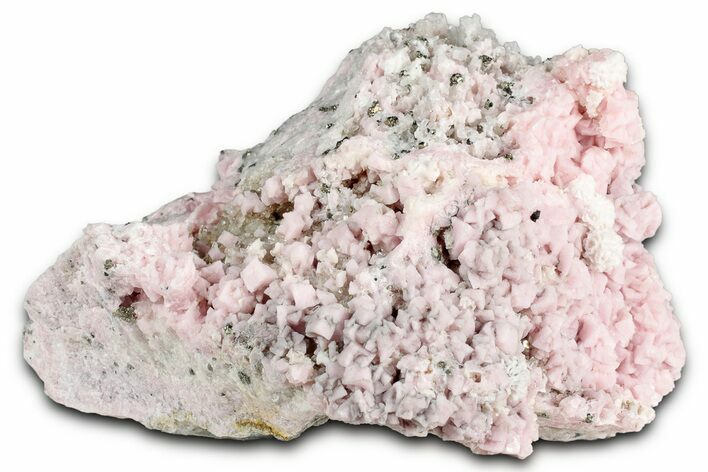 Light Pink Rhodochrosite on Sphalerite - Peru #358880